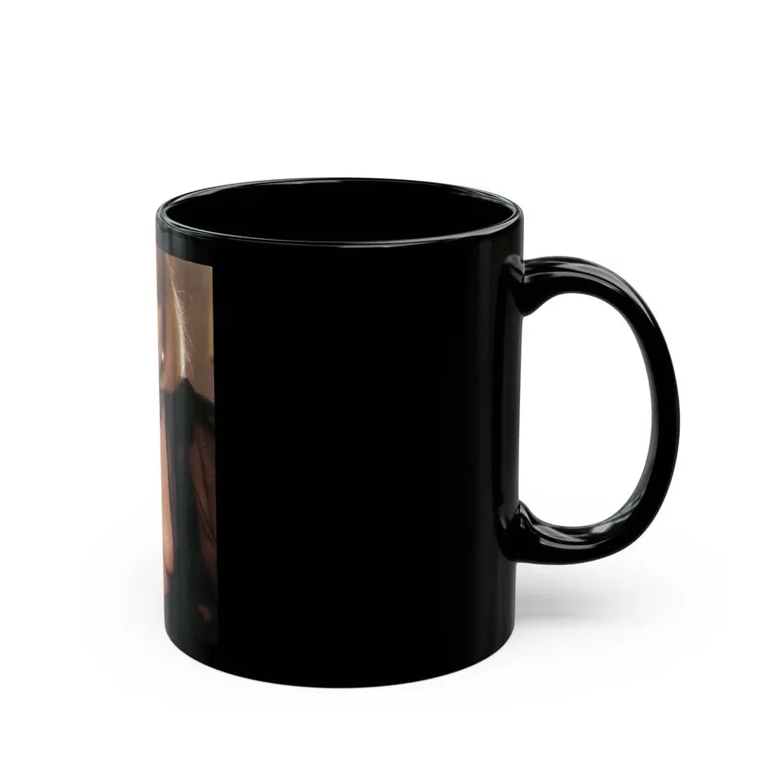 Terry Moore #400 - Unreleased Aug. '84 Playboy Photo from shoot topless in lingerie1 (Vintage Female Icon) Black Coffee Mug - Go Mug Yourself