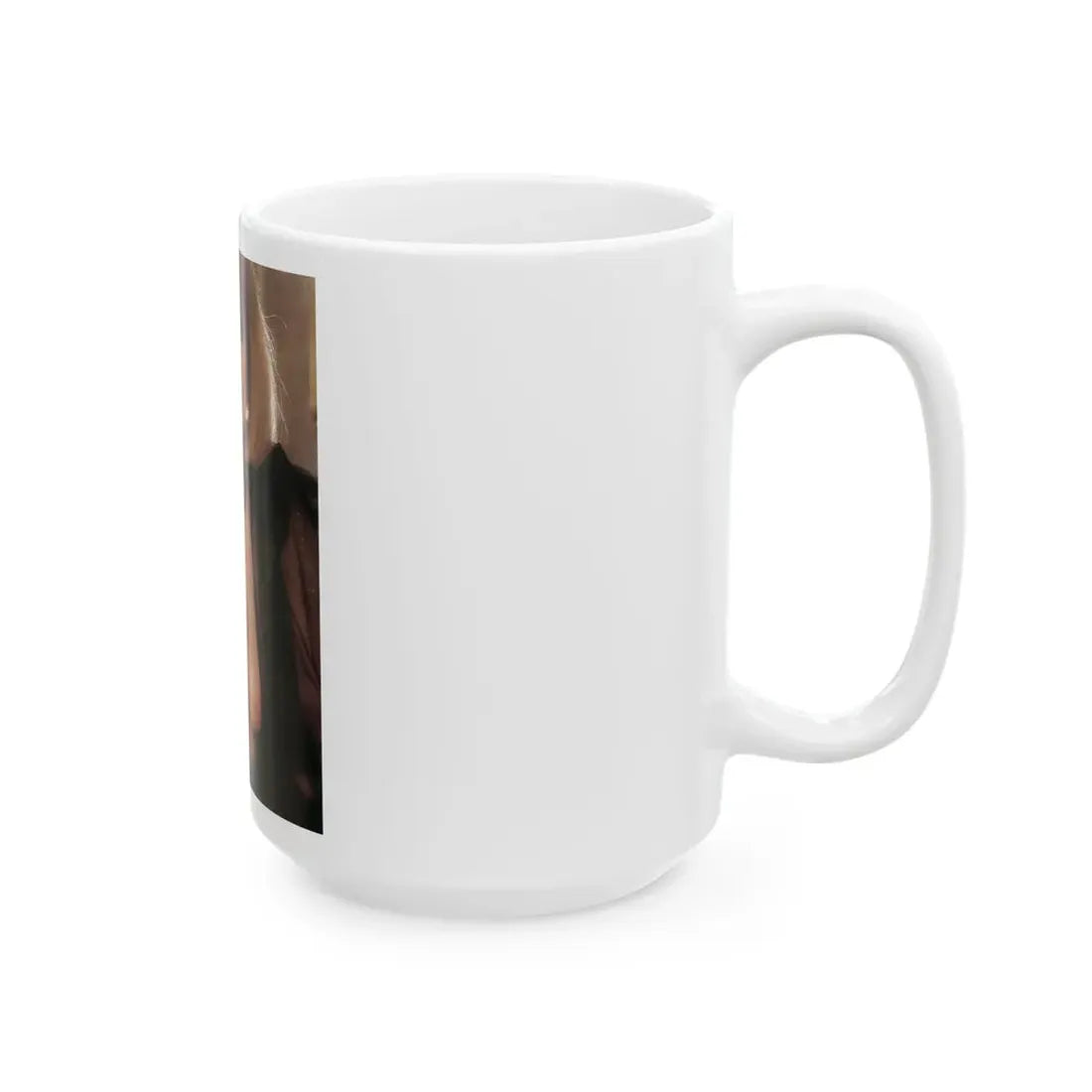 Terry Moore #400 - Unreleased Aug. '84 Playboy Photo from shoot topless in lingerie1 (Vintage Female Icon) White Coffee Mug - Go Mug Yourself