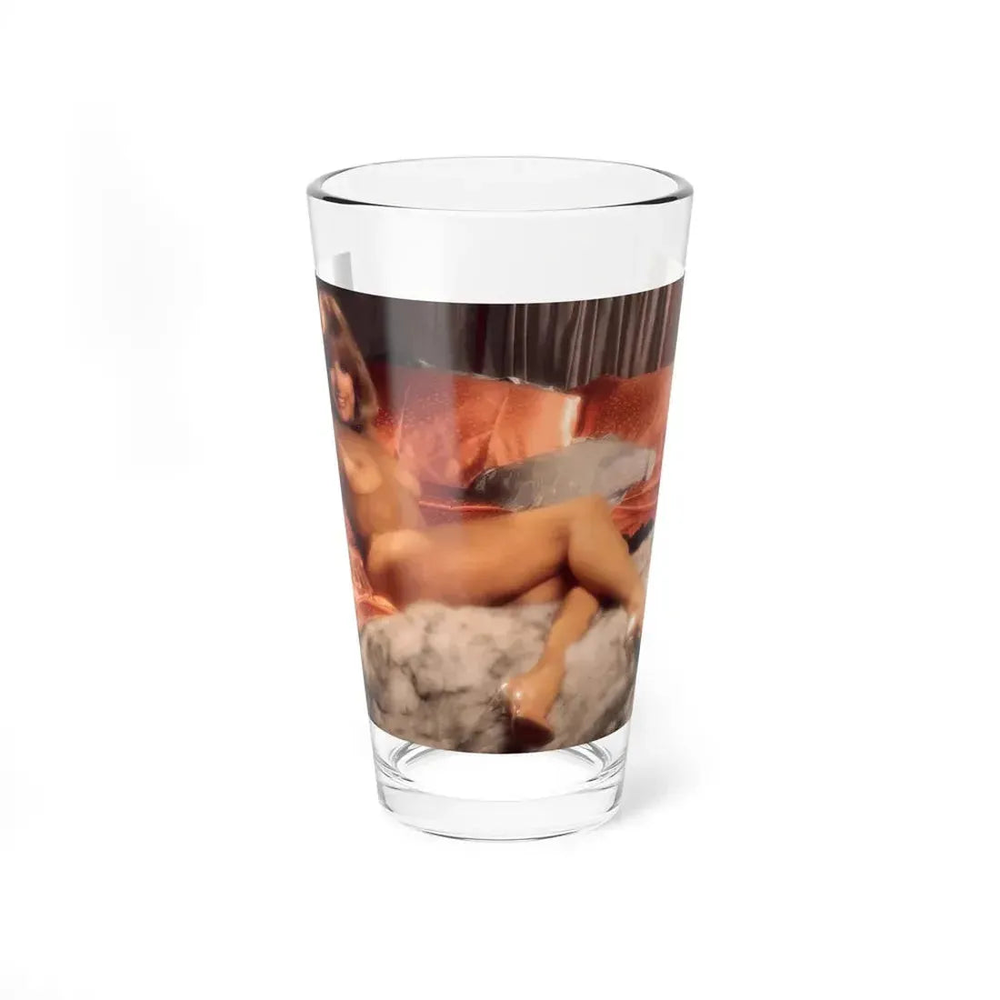 Terry Moore #403 - Unreleased Aug. '84 Playboy Photo from shoot topless in lingerie & closed clear heels (Vintage Female Icon) Pint Glass 16oz 16oz - Go Mug Yourself