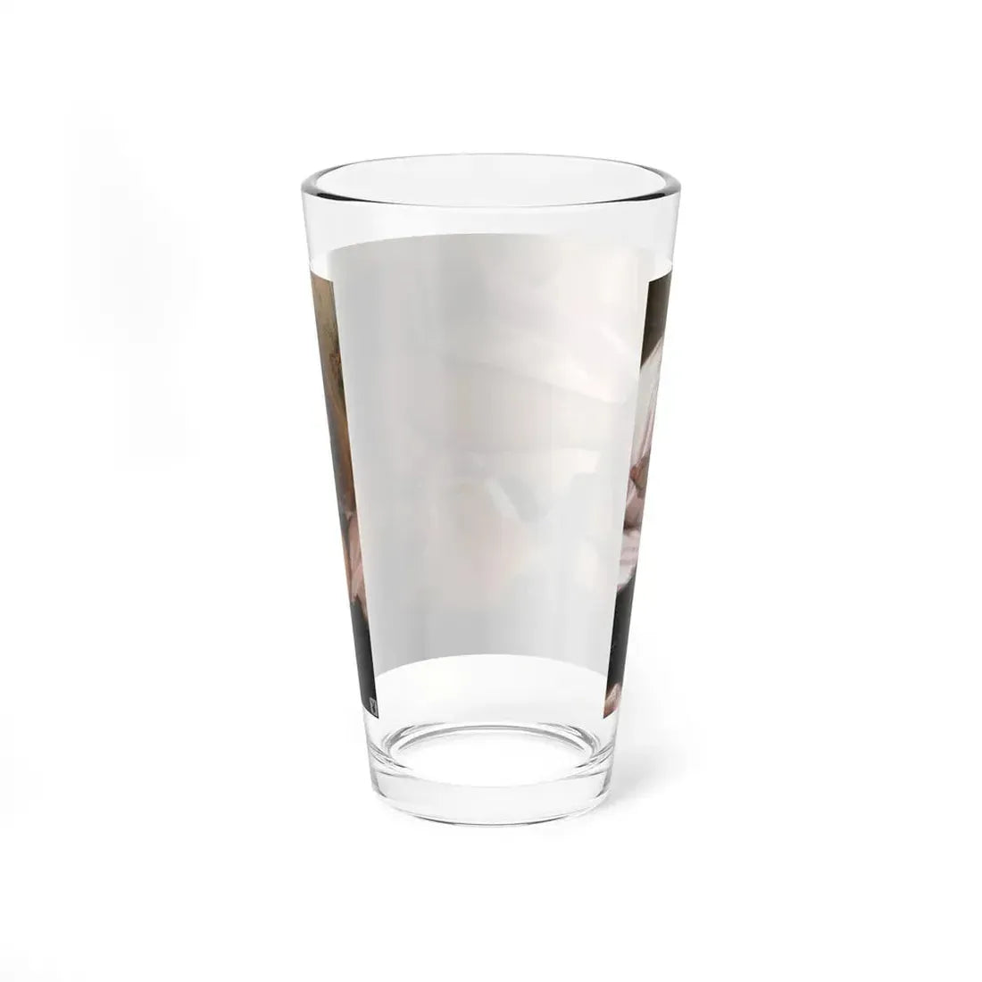 Terry Moore #404 - Unreleased Aug. '84 Playboy Photo from shoot toplesss in lingerie & stockings 1 sexy foot exposed (Vintage Female Icon) Pint Glass 16oz - Go Mug Yourself