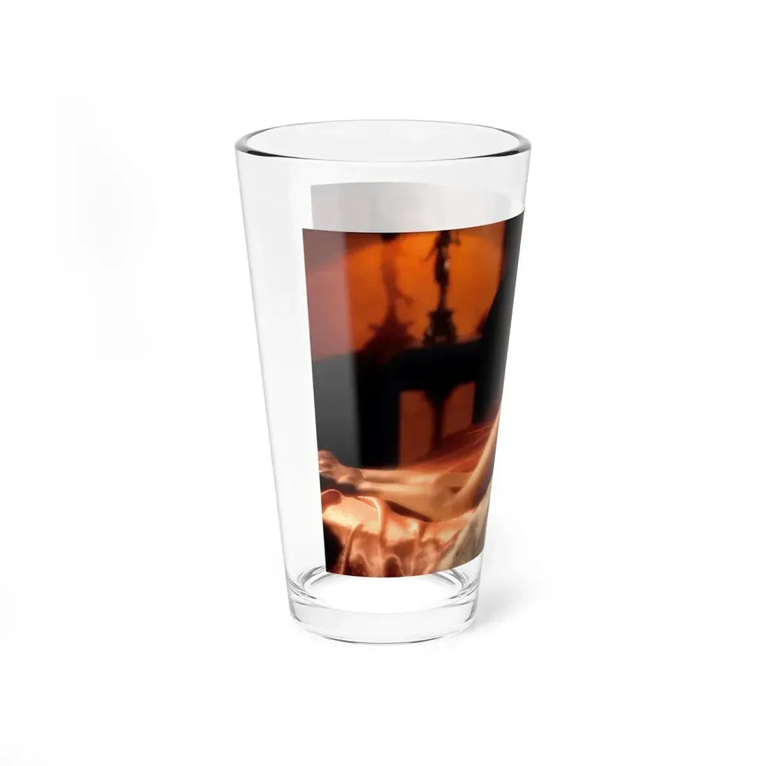 Terry Moore #405 - Unreleased Aug. '84 Playboy Photo from shoot topless in lingerie & open heels (Vintage Female Icon) Pint Glass 16oz - Go Mug Yourself