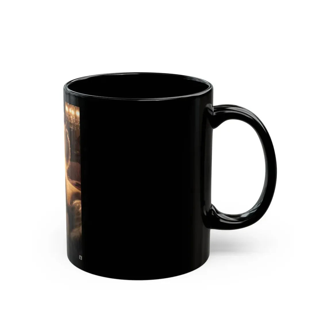 Terry Moore #408 - Unreleased Aug. '84 Playboy Photo from shoot toplesss in lingerie & heels (Vintage Female Icon) Black Coffee Mug - Go Mug Yourself