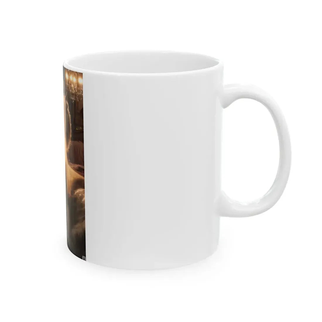 Terry Moore #408 - Unreleased Aug. '84 Playboy Photo from shoot toplesss in lingerie & heels (Vintage Female Icon) White Coffee Mug - Go Mug Yourself