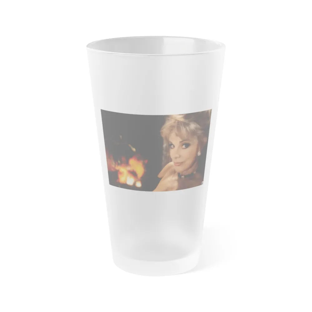 Terry Moore #411 - Unreleased Aug. '84 Playboy Photo from shoot (Vintage Female Icon) Frosted Pint Glass 16oz-16oz-Frosted-Go Mug Yourself