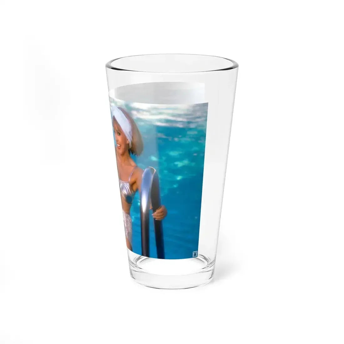 Terry Moore #415 - Unreleased Aug. '84 Playboy Photo from shoot non nude (Vintage Female Icon) Pint Glass 16oz - Go Mug Yourself