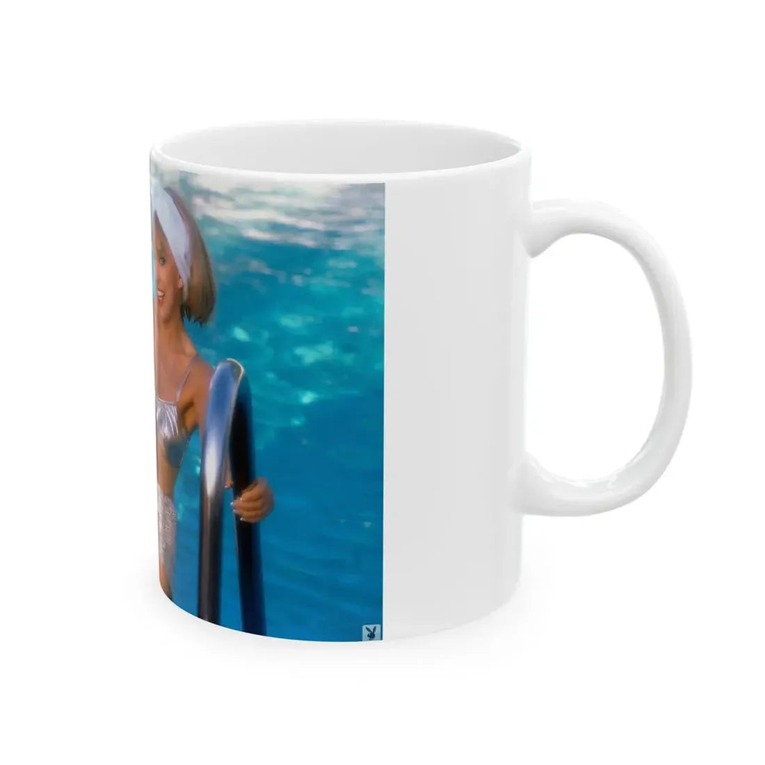 Terry Moore #415 - Unreleased Aug. '84 Playboy Photo from shoot non nude (Vintage Female Icon) White Coffee Mug - Go Mug Yourself