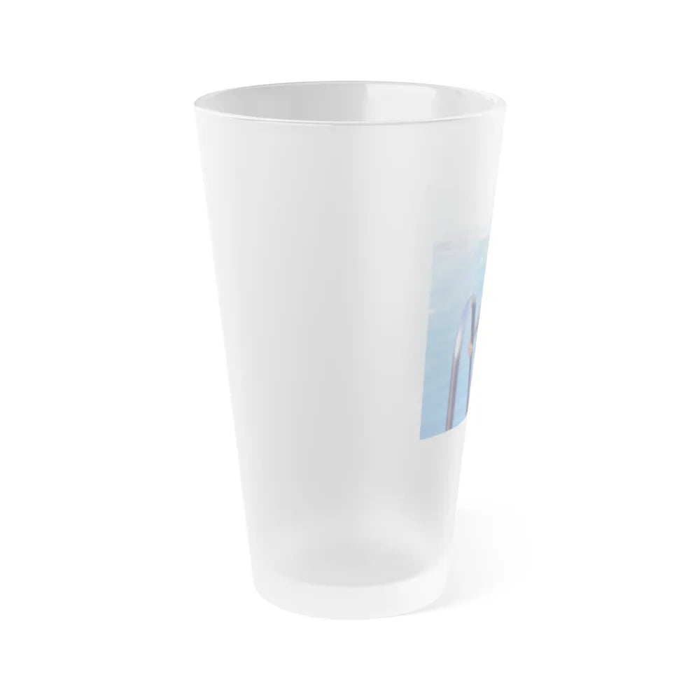 Terry Moore #415 - Unreleased Aug. '84 Playboy Photo from shoot non nude1 (Vintage Female Icon) Frosted Pint Glass 16oz-Go Mug Yourself
