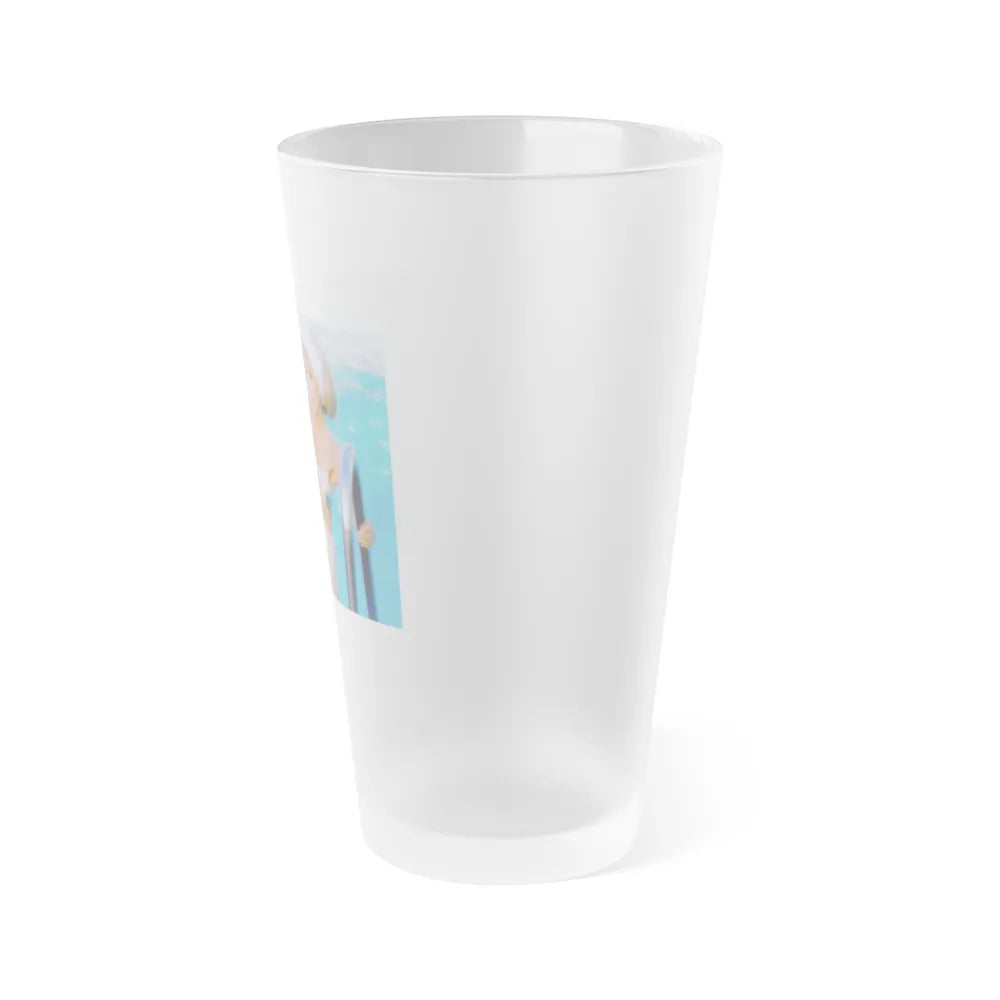 Terry Moore #415 - Unreleased Aug. '84 Playboy Photo from shoot non nude2 (Vintage Female Icon) Frosted Pint Glass 16oz-Go Mug Yourself