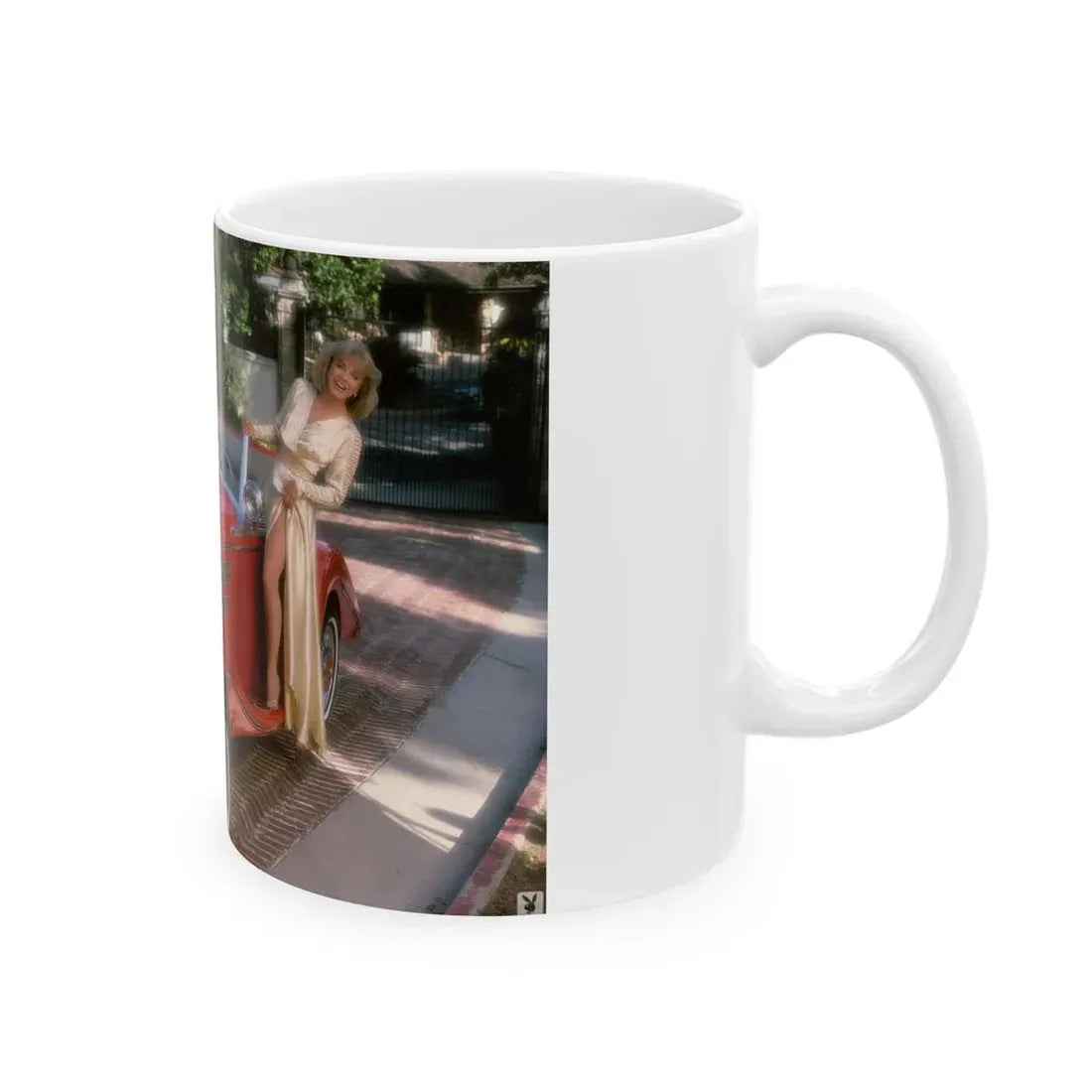 Terry Moore #417 - Unreleased Aug. '84 Playboy Photo from shoot non nude (Vintage Female Icon) White Coffee Mug - Go Mug Yourself