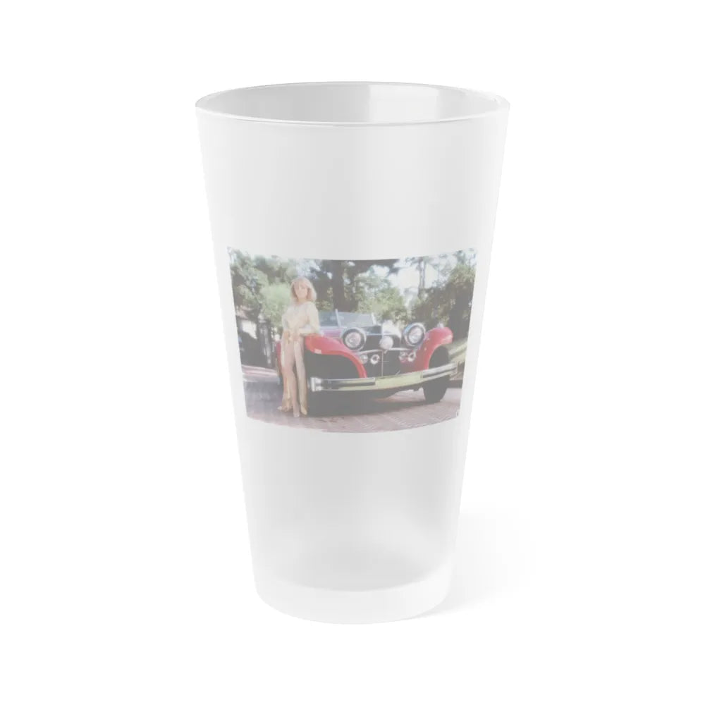 Terry Moore #418 - Unreleased Aug. '84 Playboy Photo from shoot non nude (Vintage Female Icon) Frosted Pint Glass 16oz-16oz-Frosted-Go Mug Yourself