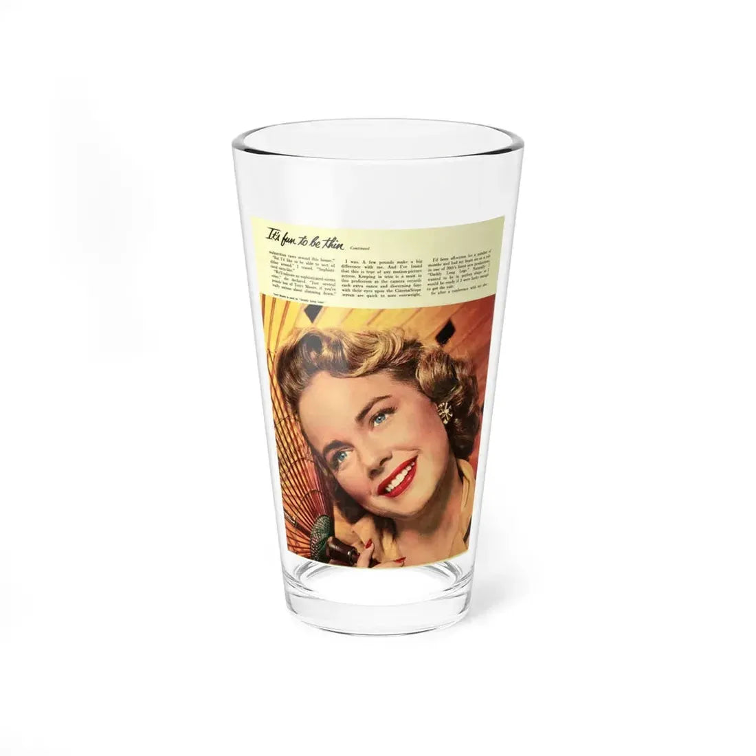 Terry Moore #420 (Vintage Female Icon) Pint Glass 16oz 16oz - Go Mug Yourself