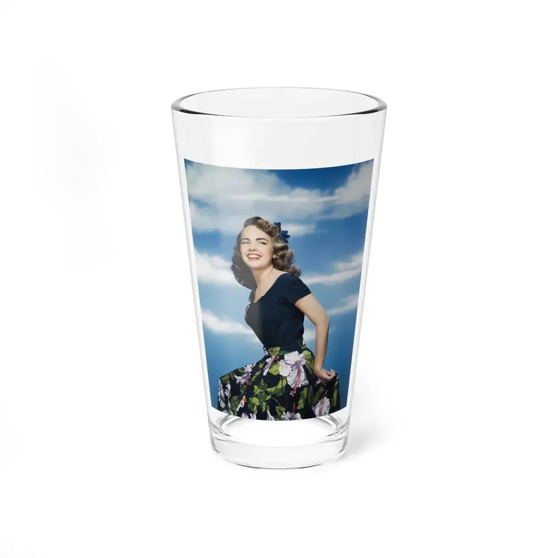 Terry Moore #421 (Vintage Female Icon) Pint Glass 16oz 16oz - Go Mug Yourself