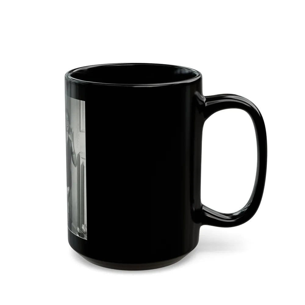 Terry Moore #424 (Vintage Female Icon) Black Coffee Mug-Go Mug Yourself