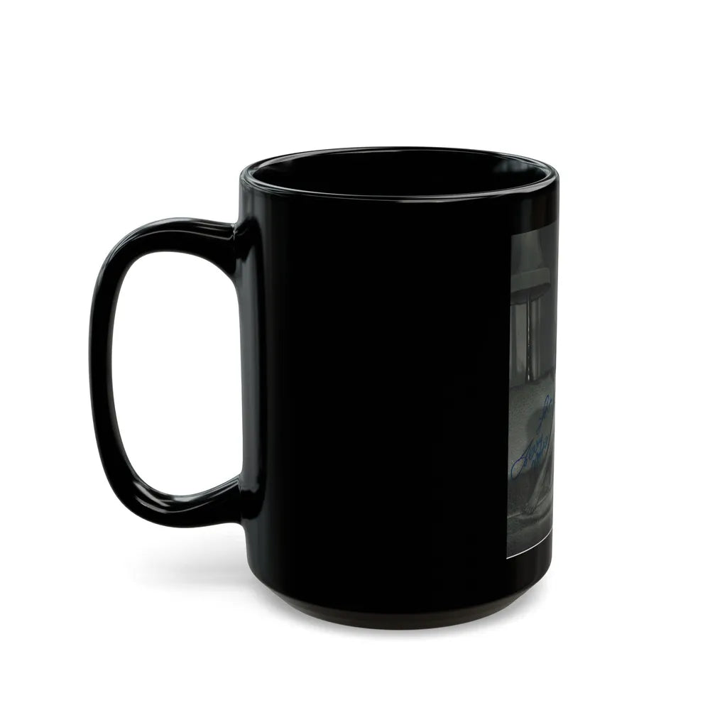 Terry Moore #424 (Vintage Female Icon) Black Coffee Mug-Go Mug Yourself