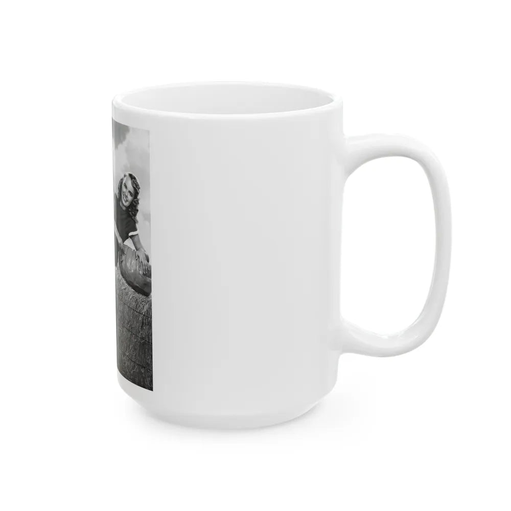 Terry Moore #428 (Vintage Female Icon) White Coffee Mug-Go Mug Yourself