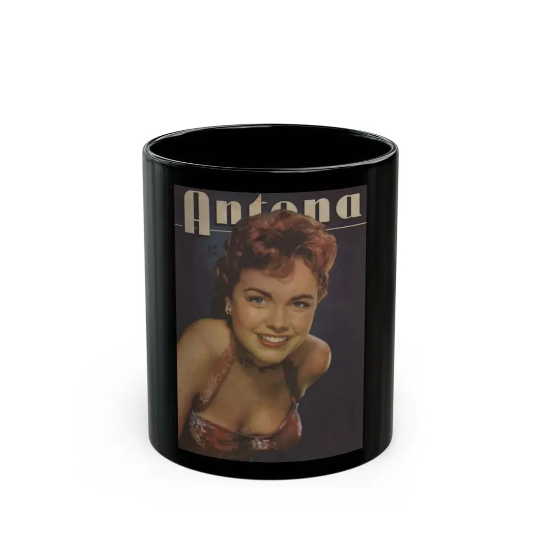 Terry Moore #434 - Mag. Cover (Vintage Female Icon) Black Coffee Mug 11oz - Go Mug Yourself