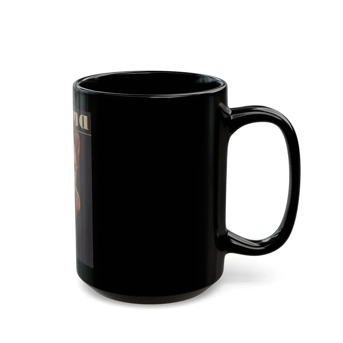 Terry Moore #434 - Mag. Cover (Vintage Female Icon) Black Coffee Mug - Go Mug Yourself