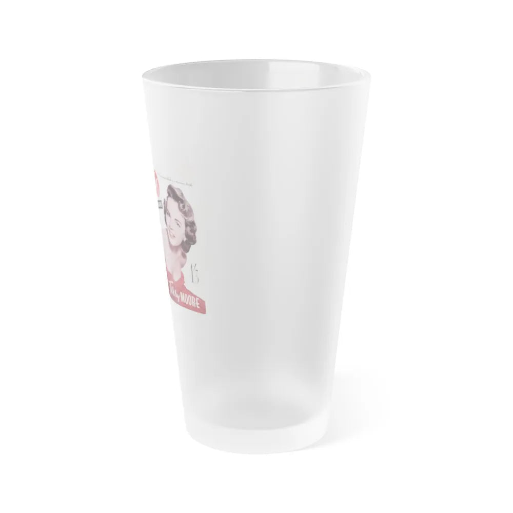 Terry Moore #435 - 66 PHTOTOGRAPHS OF Terry MOORE U.K. Pocket Mag. Front Cover Page 1 & Back Cover (Vintage Female Icon) Frosted Pint Glass 16oz-Go Mug Yourself