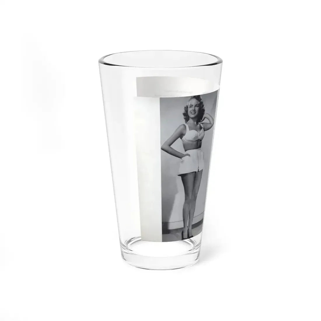 Terry Moore #436 - 66 PHTOTOGRAPHS OF Terry MOORE U.K. Pocket Mag. Inside Front Cover Pages 2 & 3 (Vintage Female Icon) Pint Glass 16oz - Go Mug Yourself