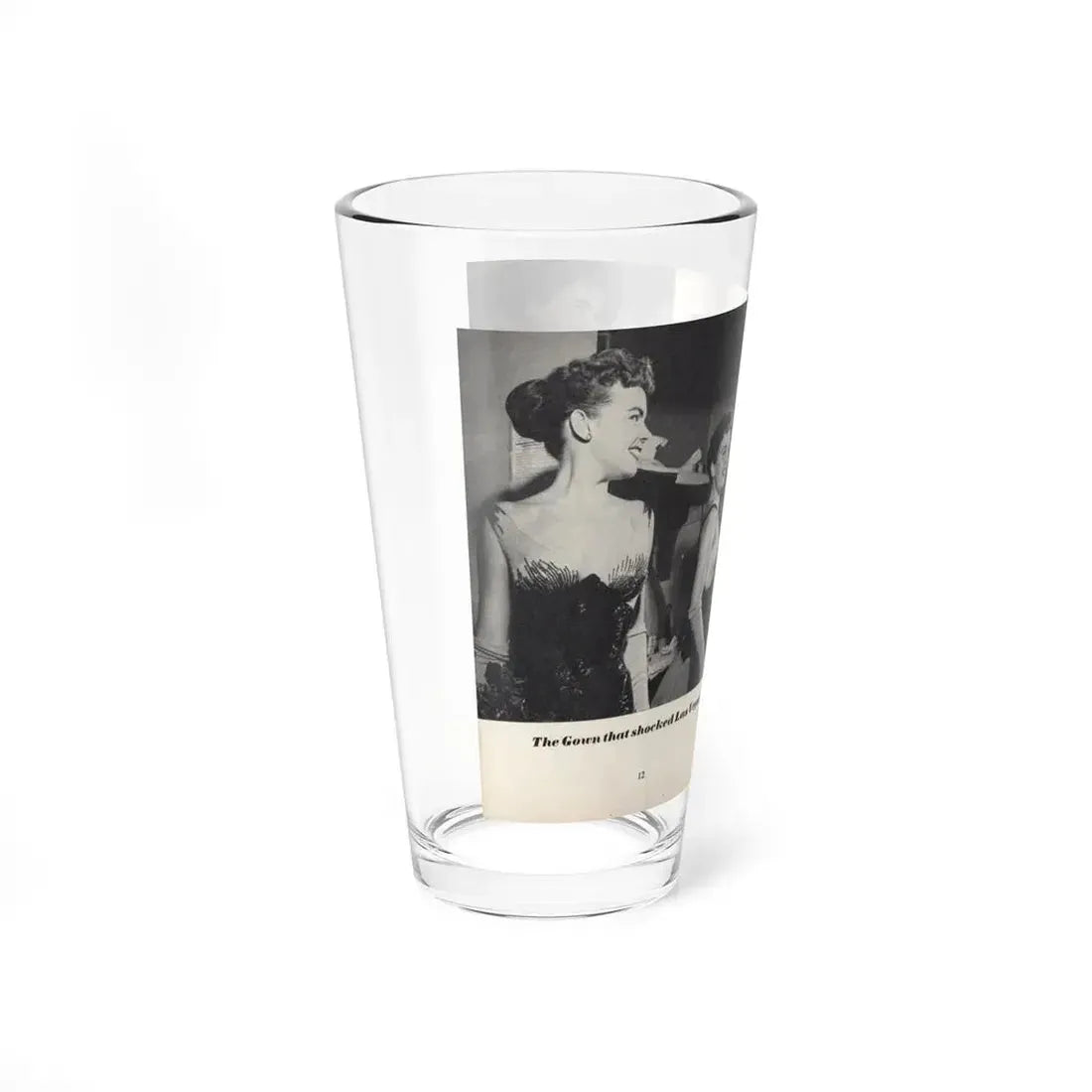 Terry Moore #441 - 66 PHOTOGRAPHS OF Terry MOORE U.K. Pocket Mag. Pages 12 & 13 (Vintage Female Icon) Pint Glass 16oz - Go Mug Yourself