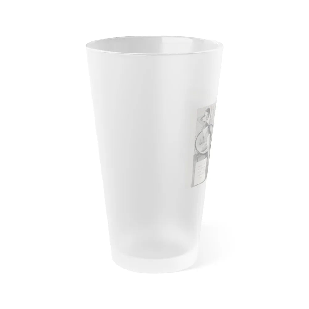 Terry Moore #442 - 66 PHOTOGRAPHS OF Terry MOORE U.K. Pocket Mag. Pages 14 & 15 (Vintage Female Icon) Frosted Pint Glass 16oz-Go Mug Yourself