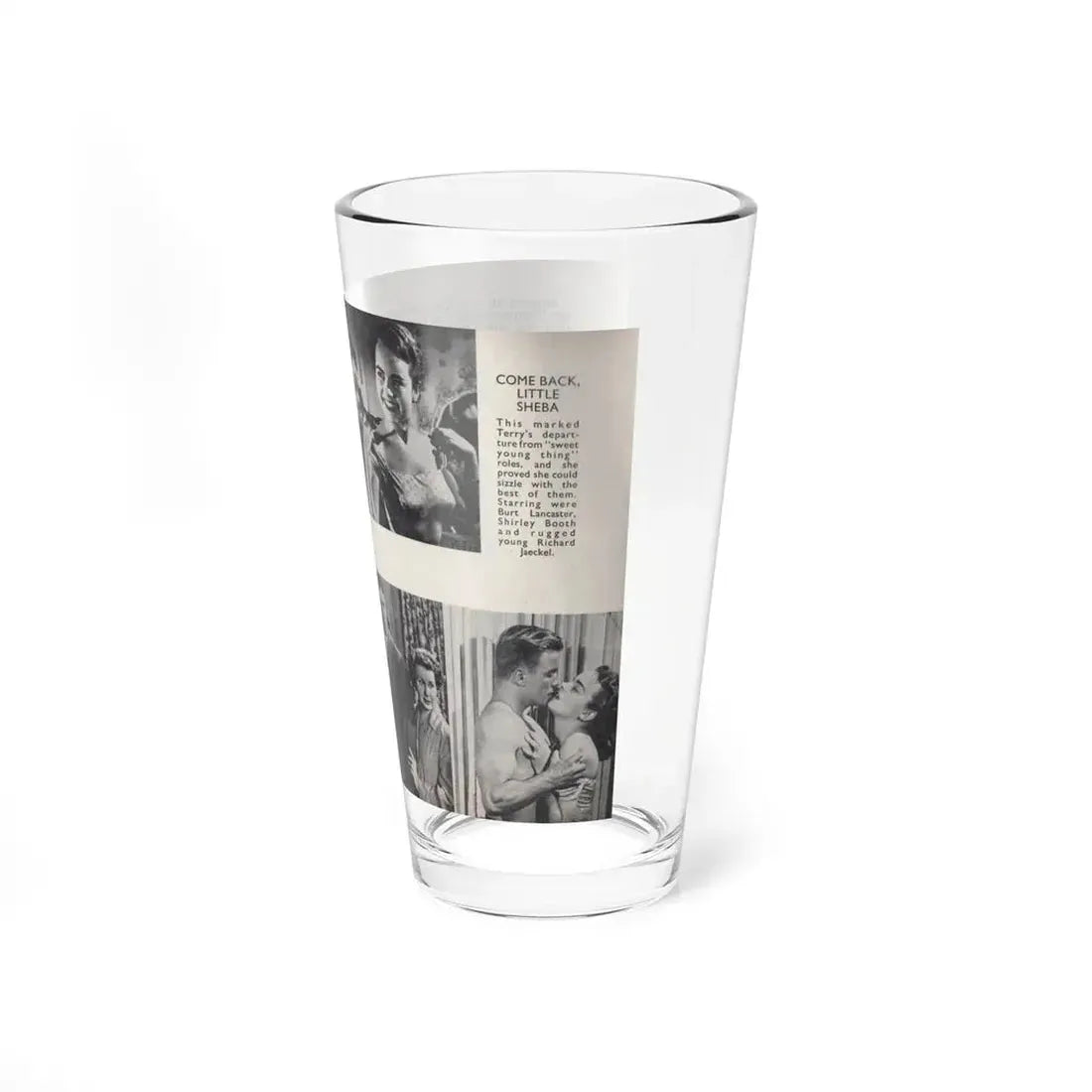 Terry Moore #446 - 66 PHOTOGRAPHS OF Terry MOORE U.K. Pocket Mag. Pages 22 & 23 (Vintage Female Icon) Pint Glass 16oz - Go Mug Yourself