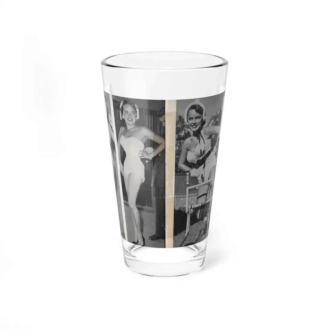 Terry Moore #451 - 66 PHOTOGRAPHS OF Terry MOORE U.K. Pocket Mag. Pages 32 & 33 (Vintage Female Icon) Pint Glass 16oz 16oz - Go Mug Yourself