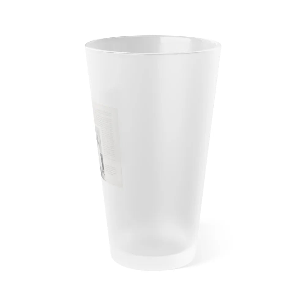 Terry Moore #453 - 66 PHOTOGRAPHS OF Terry MOORE U.K. Pocket Mag. Pages 36 & 37 (Vintage Female Icon) Frosted Pint Glass 16oz-Go Mug Yourself