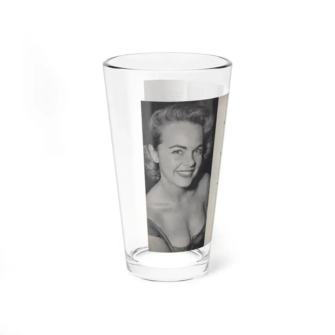 Terry Moore #454 - 66 PHOTOGRAPHS OF Terry MOORE U.K. Pocket Mag. Pages 38 & 39 (Vintage Female Icon) Pint Glass 16oz - Go Mug Yourself
