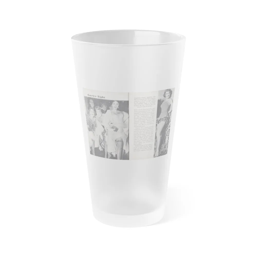 Terry Moore #455 - 66 PHOTOGRAPHS OF Terry MOORE U.K. Pocket Mag. Pages 40 & 41 (Vintage Female Icon) Frosted Pint Glass 16oz-16oz-Frosted-Go Mug Yourself