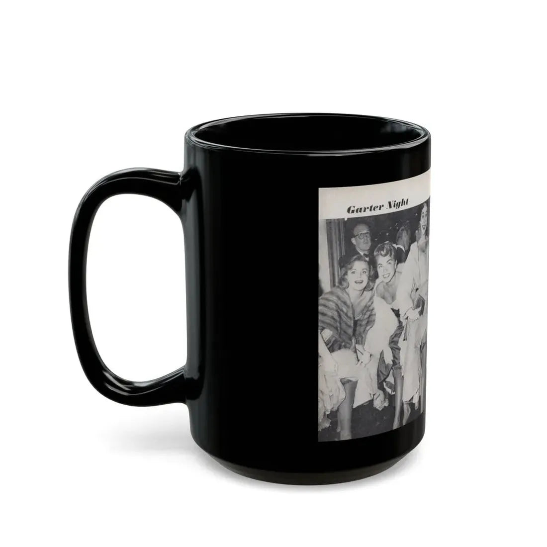 Terry Moore #455 - 66 PHOTOGRAPHS OF Terry MOORE U.K. Pocket Mag. Pages 40 & 41 (Vintage Female Icon) Black Coffee Mug - Go Mug Yourself