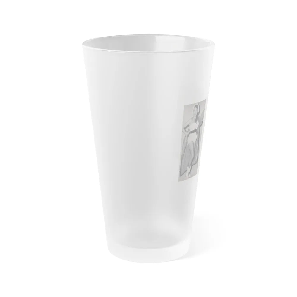 Terry Moore #458 - 66 PHOTOGRAPHS OF Terry MOORE U.K. Pocket Mag. Pages 46 & 47 (Vintage Female Icon) Frosted Pint Glass 16oz-Go Mug Yourself