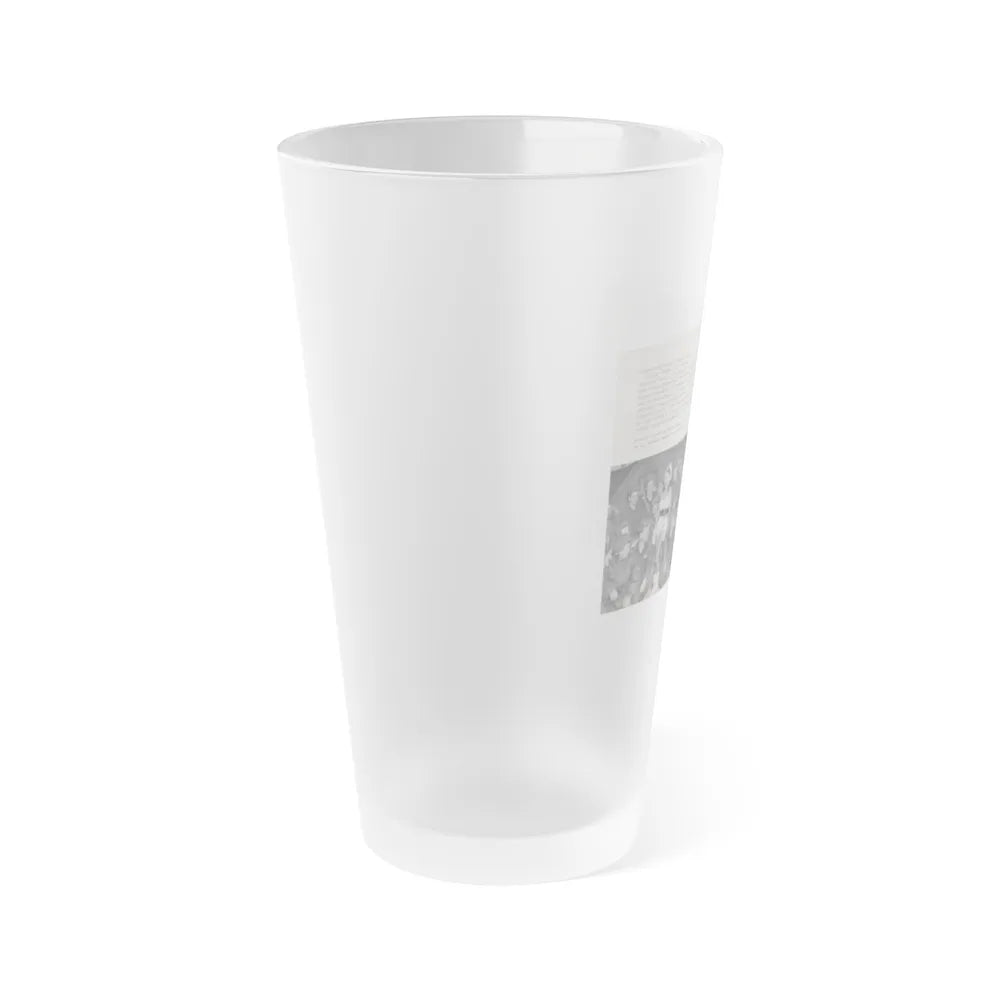 Terry Moore #459 - 66 PHOTOGRAPHS OF Terry MOORE U.K. Pocket Mag. Pages 48 & 49 (Vintage Female Icon) Frosted Pint Glass 16oz-Go Mug Yourself