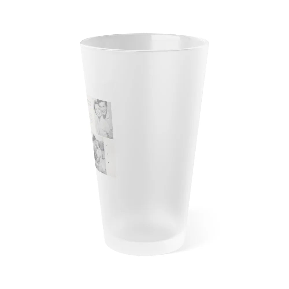 Terry Moore #460 - 66 PHOTOGRAPHS OF Terry MOORE U.K. Pocket Mag. Pages 50 & 51 (Vintage Female Icon) Frosted Pint Glass 16oz-Go Mug Yourself