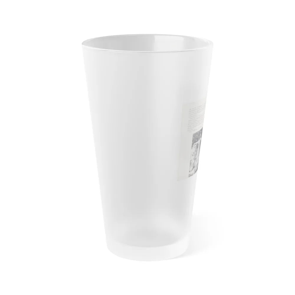 Terry Moore #461 - 66 PHOTOGRAPHS OF Terry MOORE U.K. Pocket Mag. Pages 52 & 53 (Vintage Female Icon) Frosted Pint Glass 16oz-Go Mug Yourself