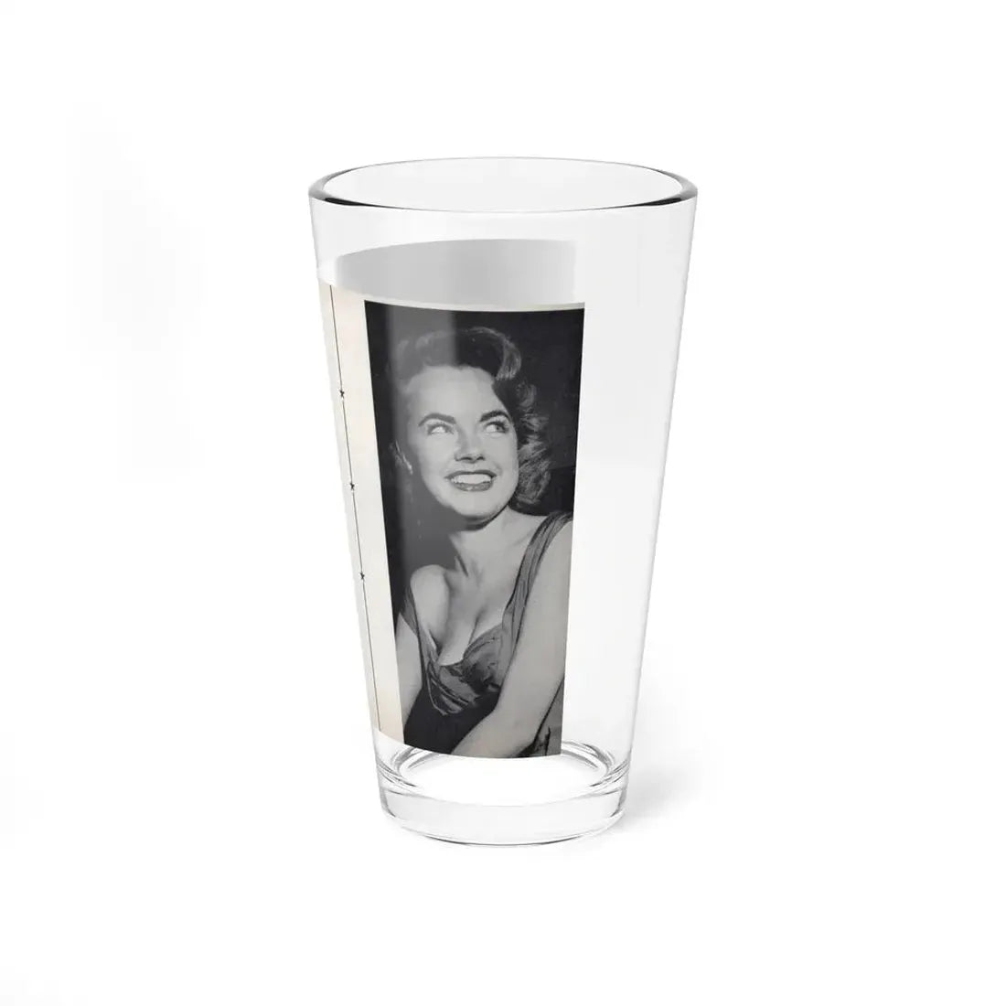 Terry Moore #463 - 66 PHOTOGRAPHS OF Terry MOORE U.K. Pocket Mag. Pages 56 & 57 (Vintage Female Icon) Pint Glass 16oz - Go Mug Yourself