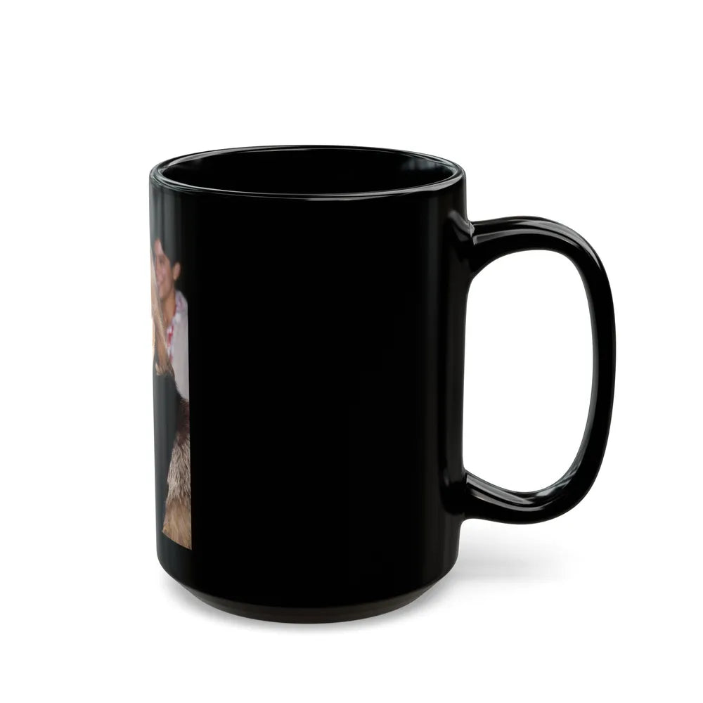 Terry Moore #476 (Vintage Female Icon) Black Coffee Mug-Go Mug Yourself