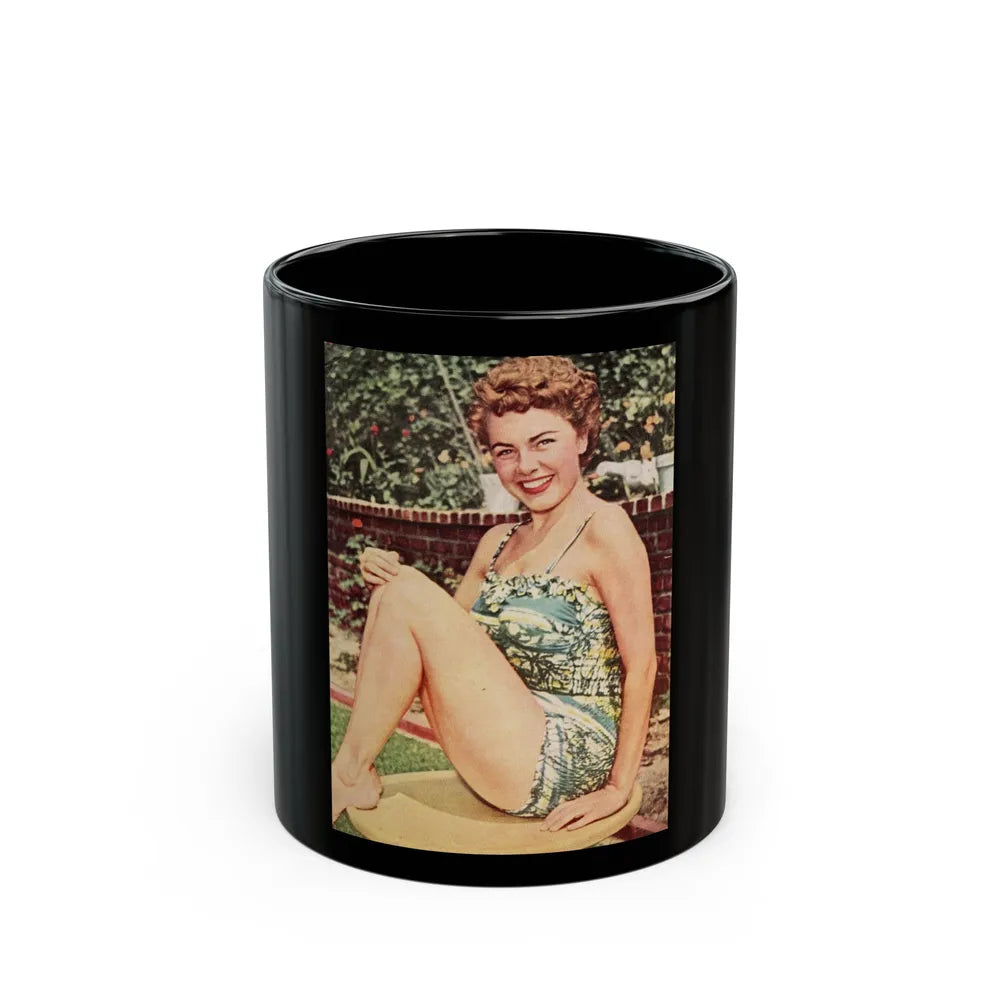 Terry Moore #479 (Vintage Female Icon) Black Coffee Mug-11oz-Go Mug Yourself