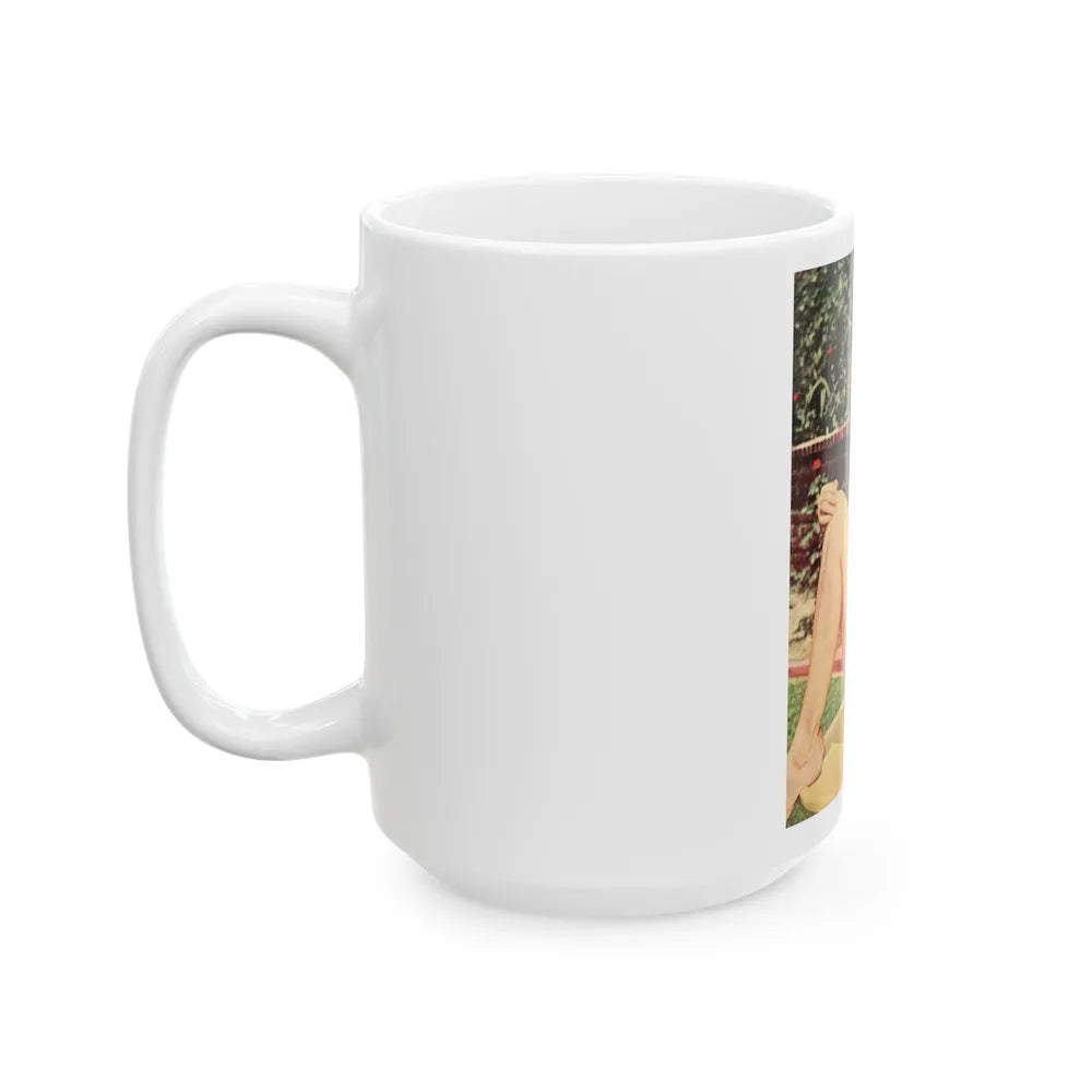 Terry Moore #479 (Vintage Female Icon) White Coffee Mug-Go Mug Yourself