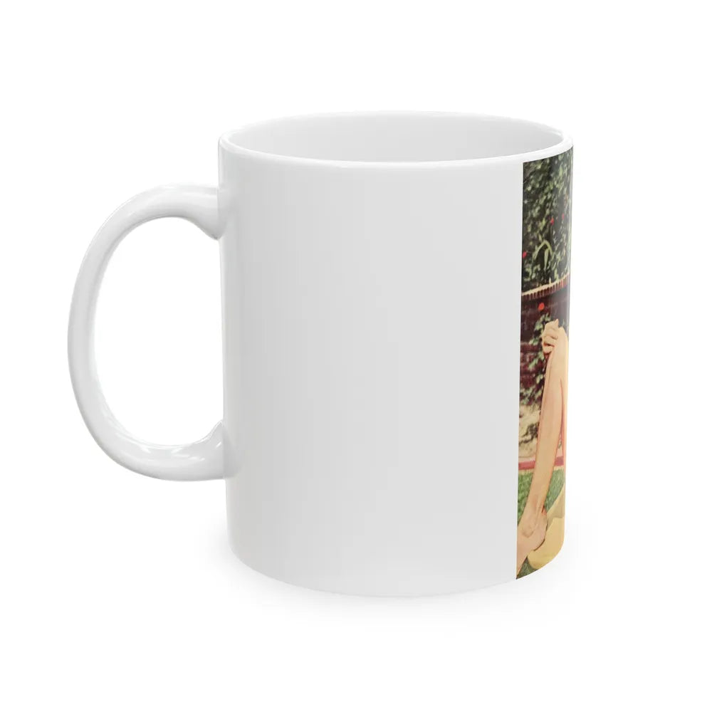 Terry Moore #479 (Vintage Female Icon) White Coffee Mug-Go Mug Yourself