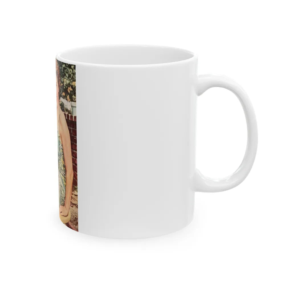 Terry Moore #479 (Vintage Female Icon) White Coffee Mug-Go Mug Yourself
