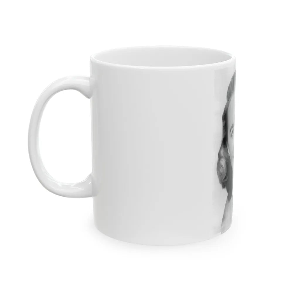 Terry Moore #482 (Vintage Female Icon) White Coffee Mug-Go Mug Yourself