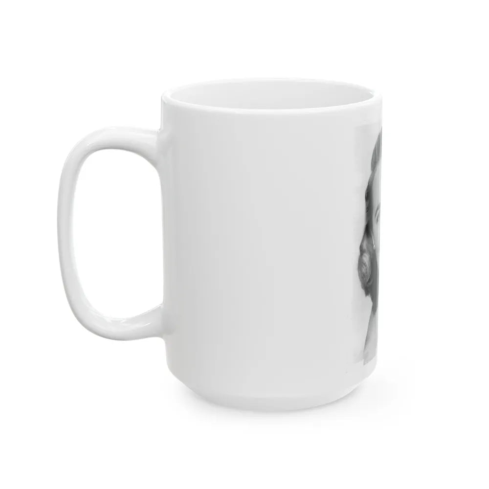 Terry Moore #4821 (Vintage Female Icon) White Coffee Mug-Go Mug Yourself