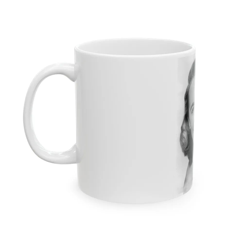 Terry Moore #4821 (Vintage Female Icon) White Coffee Mug-Go Mug Yourself
