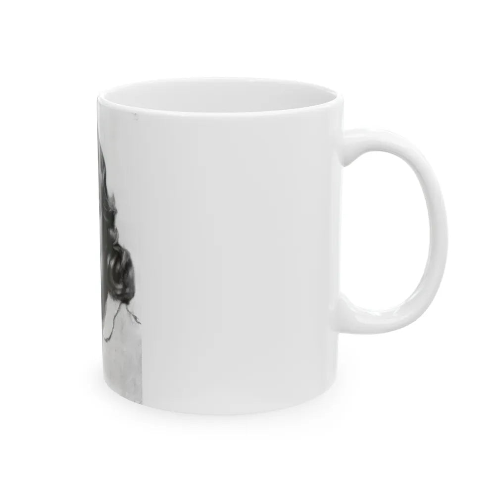 Terry Moore #4821 (Vintage Female Icon) White Coffee Mug-Go Mug Yourself