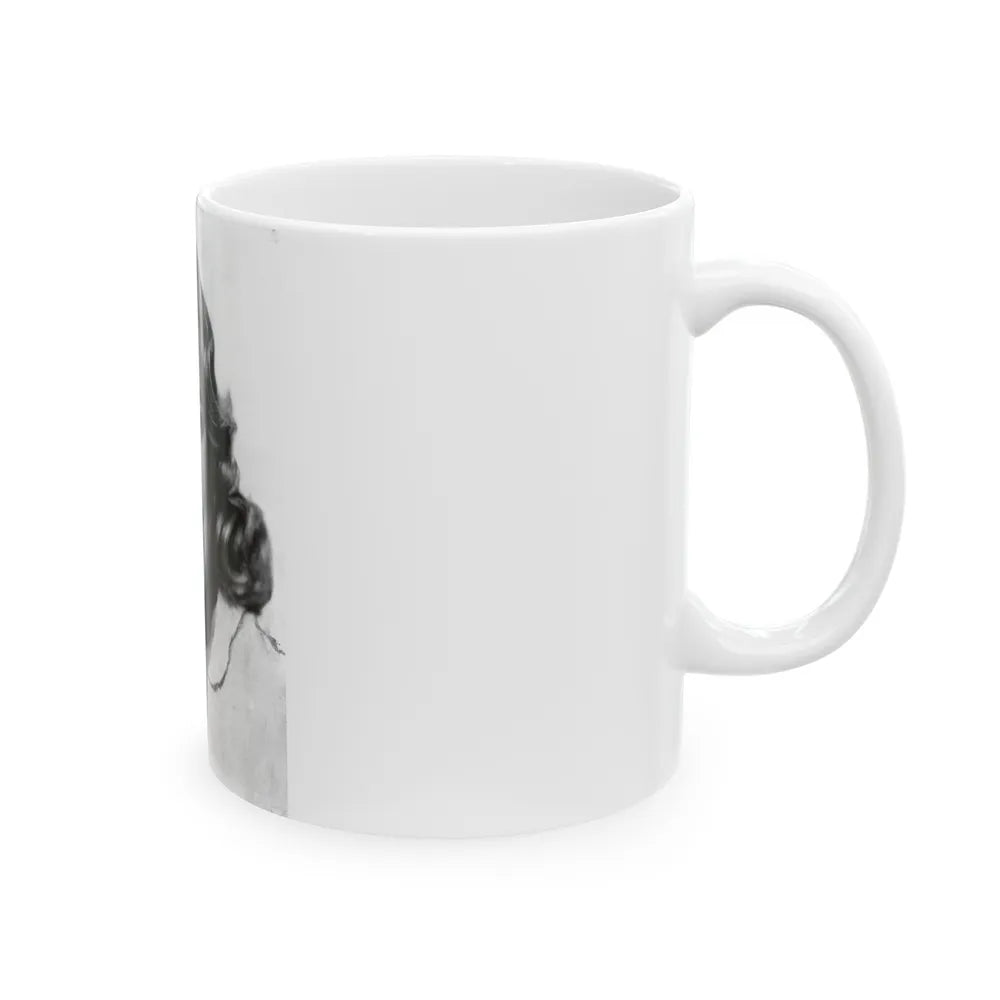 Terry Moore #4822 (Vintage Female Icon) White Coffee Mug-Go Mug Yourself