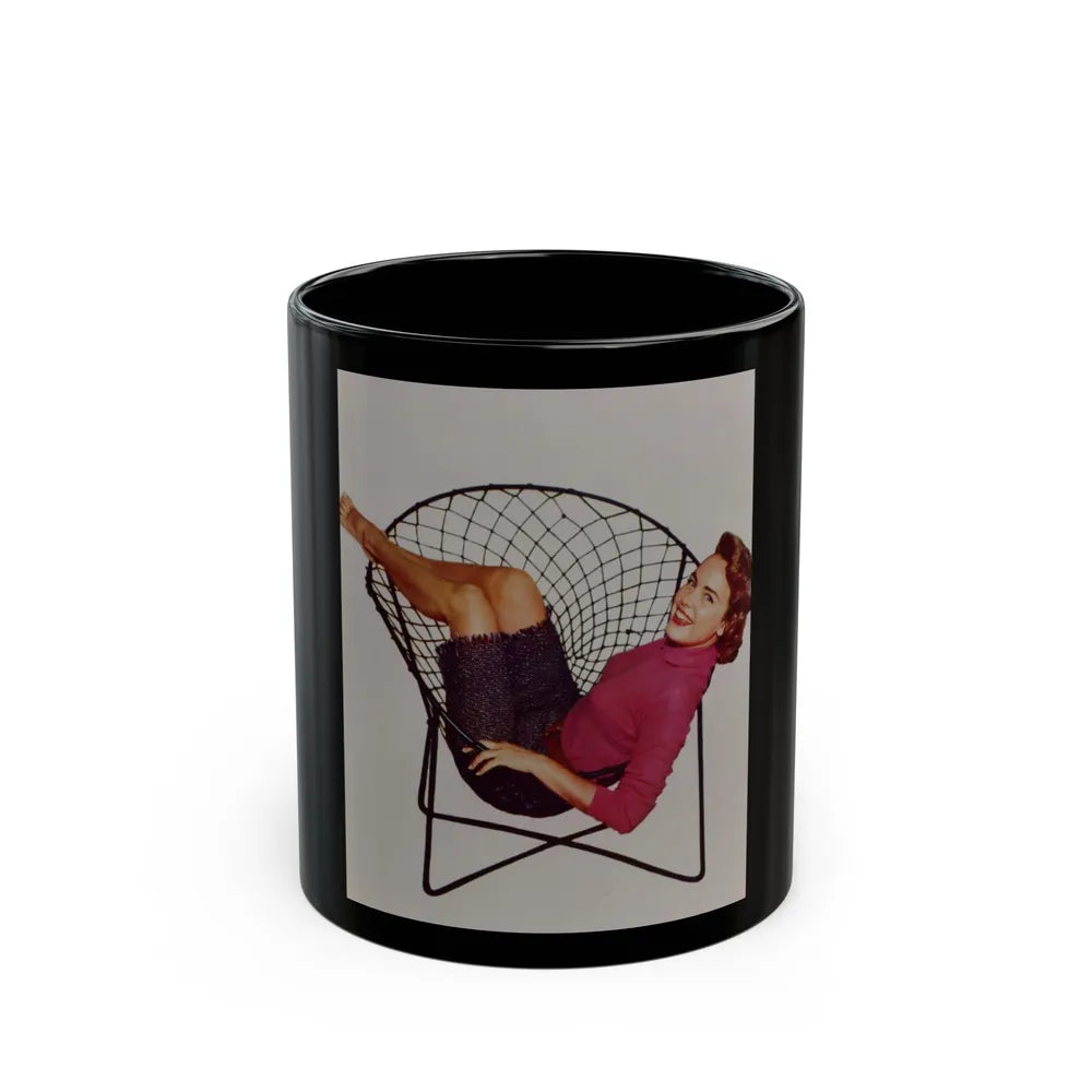 Terry Moore #485 (Vintage Female Icon) Black Coffee Mug-11oz-Go Mug Yourself