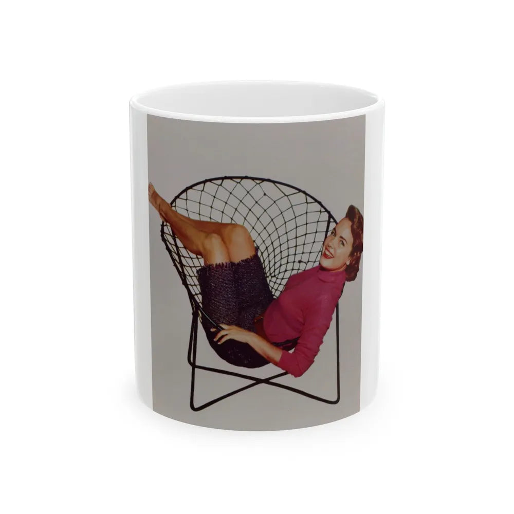 Terry Moore #485 (Vintage Female Icon) White Coffee Mug-11oz-Go Mug Yourself