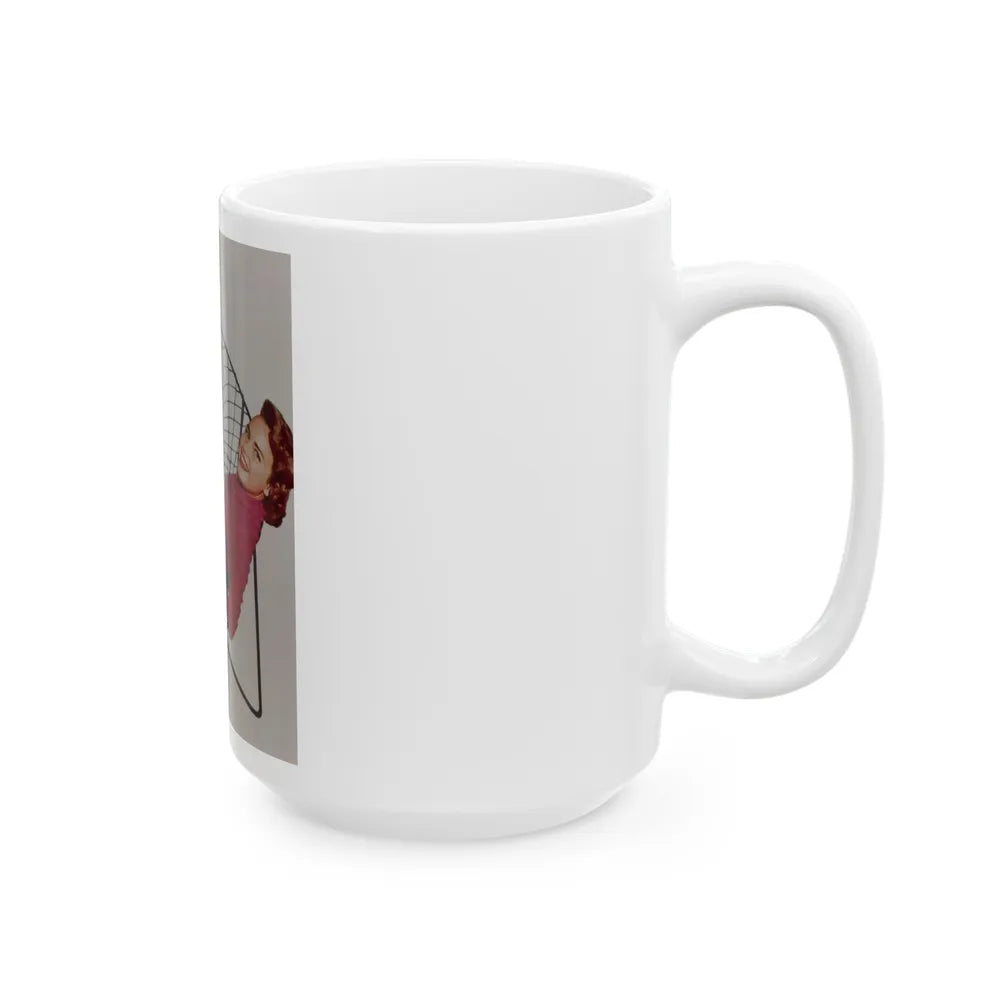 Terry Moore #485 (Vintage Female Icon) White Coffee Mug-Go Mug Yourself