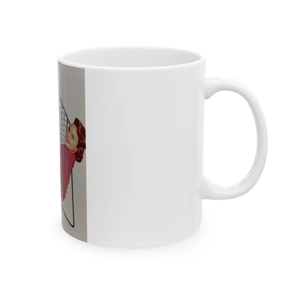 Terry Moore #485 (Vintage Female Icon) White Coffee Mug-Go Mug Yourself